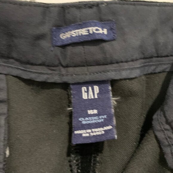 Gap Stretch Women Size 16R Classic Fit Bootcut Black Pants - Picture 5 of 7